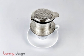 Silver plated coffee filter